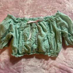  cottage coquette crop top