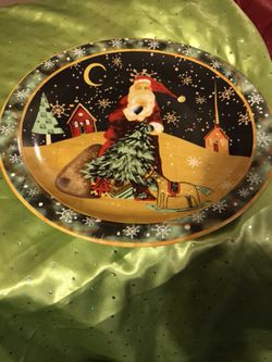 Christmas plate