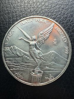 .999 Silver 2002 1 oz Libertad