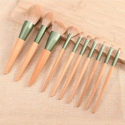 10pcs Makeup Brush Set Synthetic Eye Shadows Concealers Brushes 