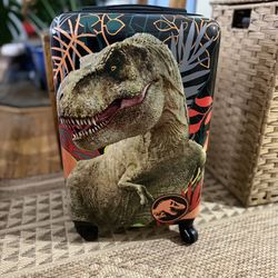 Jurassic Dinosaur Carry On Hard She’ll Perfect Condition 