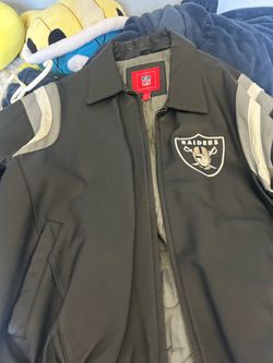 Raiders leather jacket
