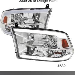 2009 - 2018 Dodge Ram LED Headlights 