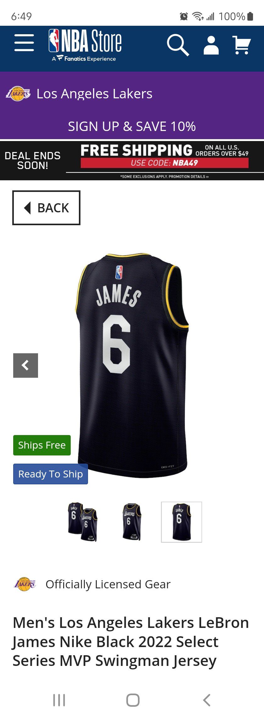 Lebron James Lakers Jersey Black Mamba City Edition LARGE for Sale in  Camarillo, CA - OfferUp