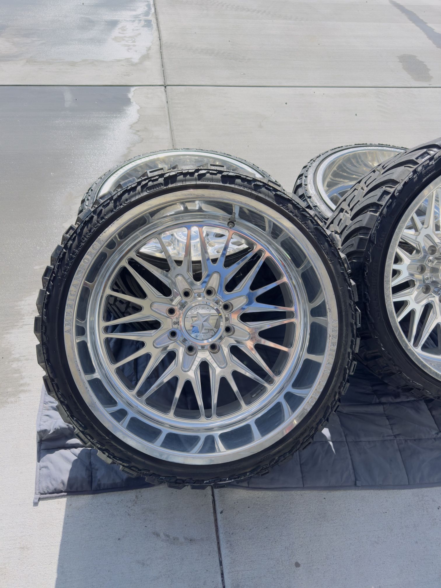 24x14 American Force Wheels With Tires