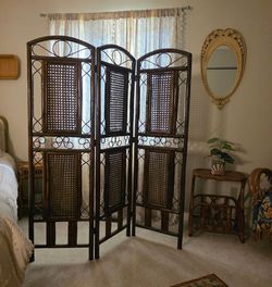 Vintage Room Divider Screen