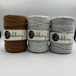 Single Ply 5mm Macrame Cord 100m