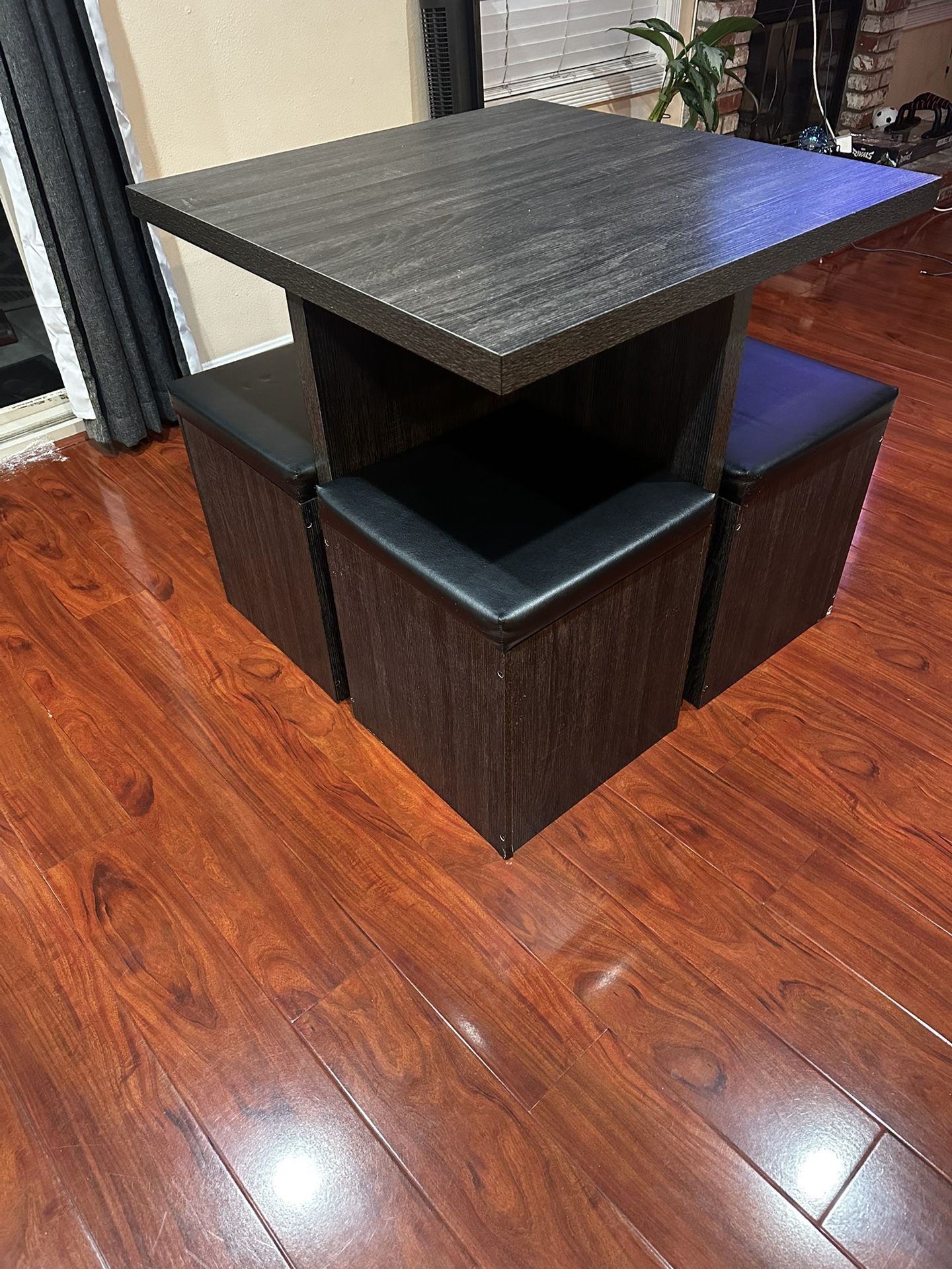 Mainstays 5-Piece Dexter Dining Room/Kitchen Set with Storage Ottoman