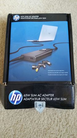 Brand new never used HP Slim ac adapter with USB port