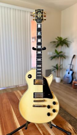 1985 Gibson Les Paul Custom Alpine White