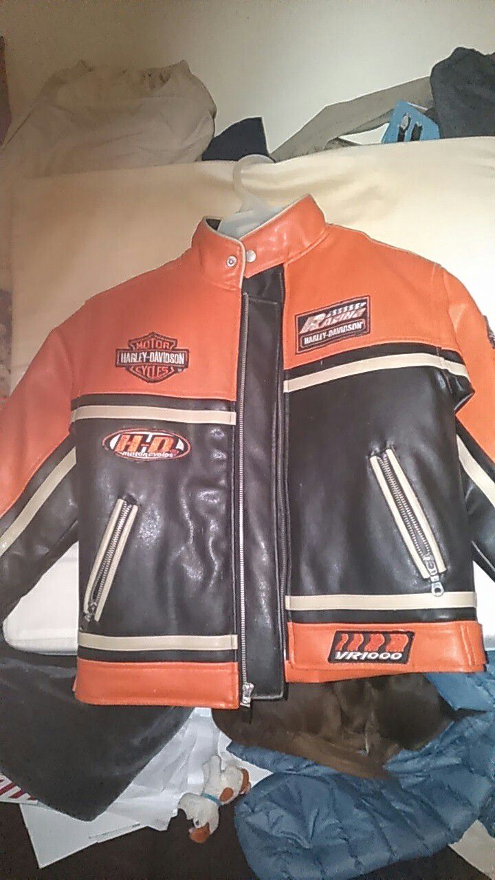 Kids Harley Davidson jacket size 6