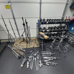 Cymbal Stands Snare Drum Stands Mic Stands Drum Hardware **Located In Upland**