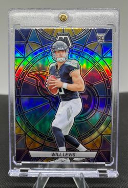 2023 Panini Mosaic Will Levis Stained Glass RC SP Rookie #SG-24 Titans