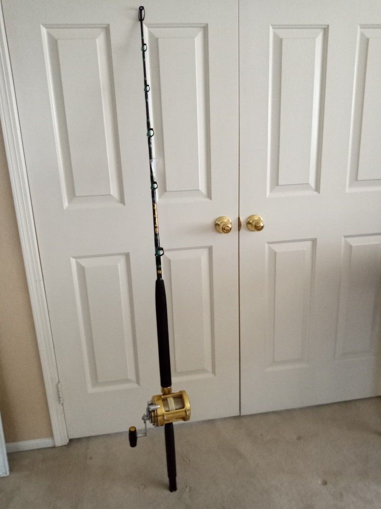 Penn International II 30TW Trolling Reel with Outer Banks Outfiters 50-130lb Rod Combo