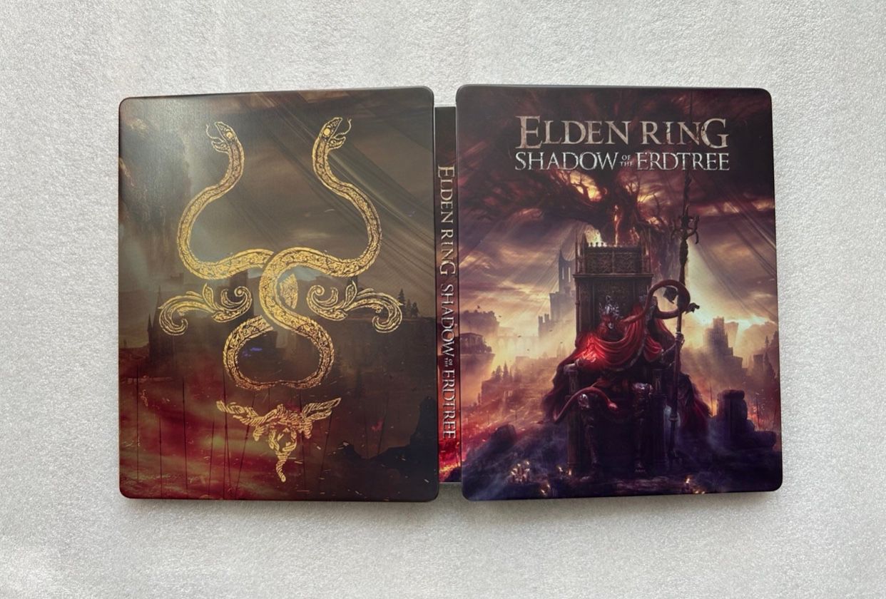Elden Ring Shadow of the ErdTree Custom made Steelbook Case only for PS4/PS5/Xbox (No Game) New and Sealed