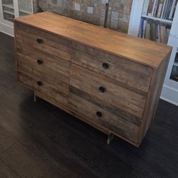 West Elm Emerson Reclaimed Wood 6 Drawer Dresser 