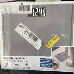 Health O Meter Extra Wide Platform Digital Scale