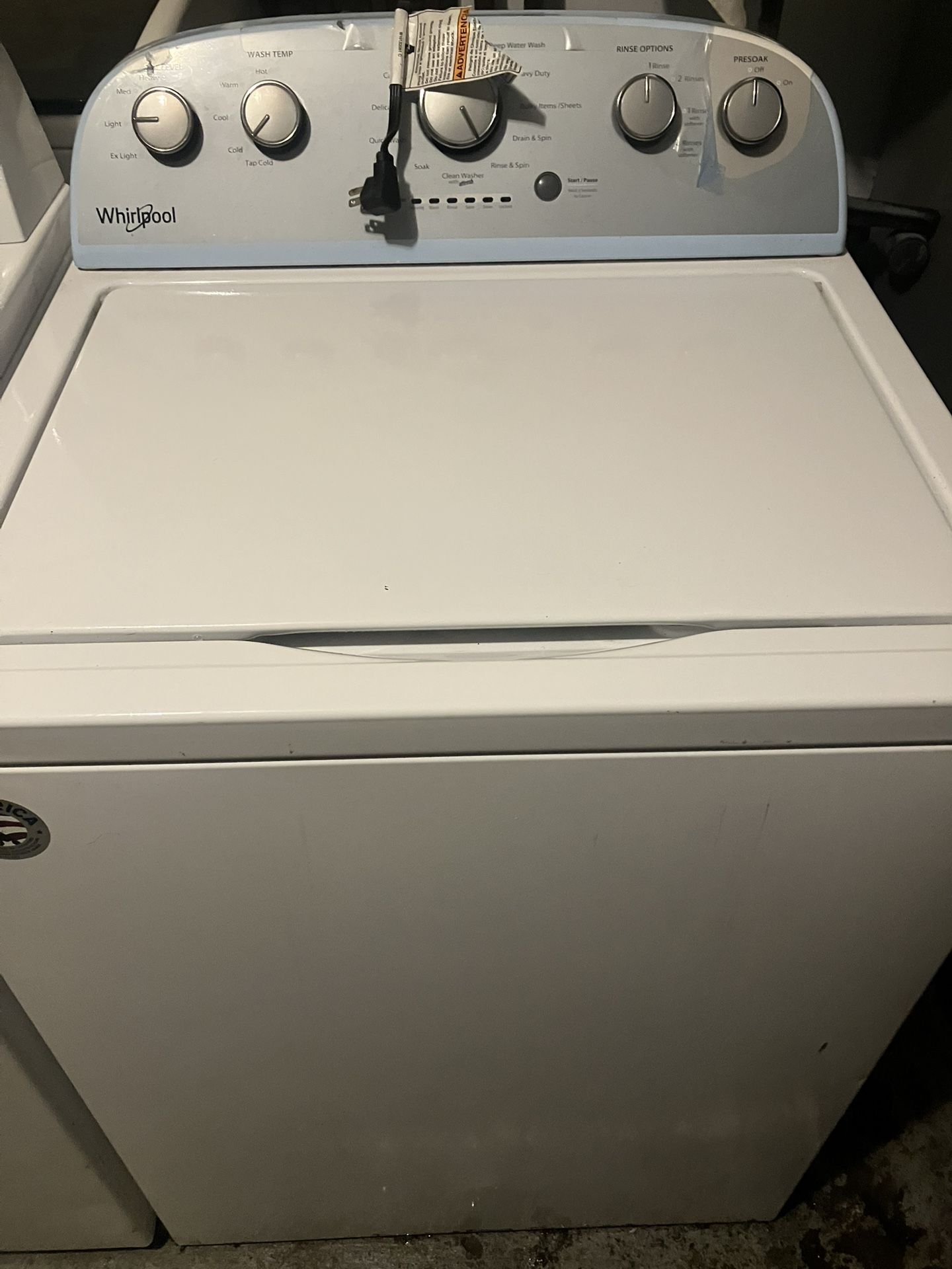 Whirlpool Washing Machine.
