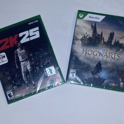 Xbox One Game Bundle NBA 2K25/ Hogwarts Legacy 