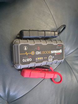 NOCO Genius Boost HD GB70, a portable 12-volt lithium-ion jump starter and power pack