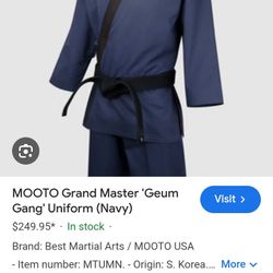 Motto Martial Arts Uniform