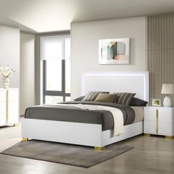 4-Pc Queen Size Bedroom Set. $53 Down Payment