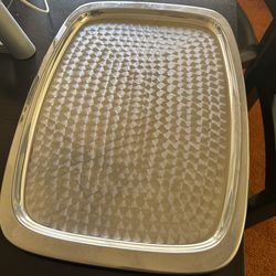 Large Stainless Steel Serving Tray 22”x 15”
