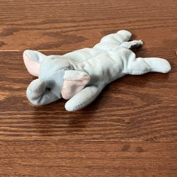 Ty Beanie Baby Peanut The Elephant - Light Blue No Tags