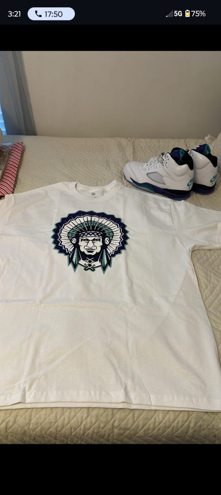 Brand New Jordan Retro 5 (GRAPES) Size:10.5M