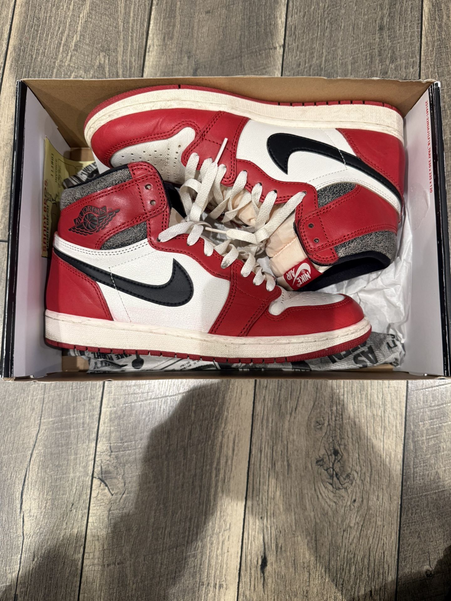 Jordan 1 Lost And Found Sz 9.5