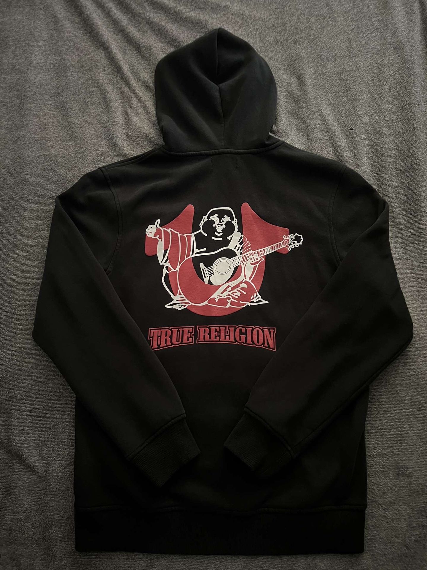 Overlap Buddha Logo Zip Up Hoodie