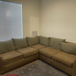 L Shaped Brown Couch