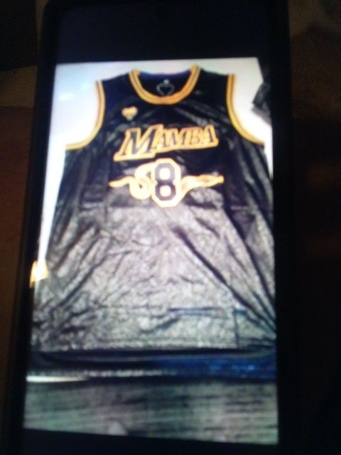 Bryant Number 24 Los Angeles Lakers Black Mamba $60