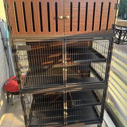 Small Animal Cage With Wheels 