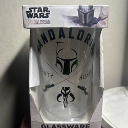 Star Wars Mandalorian Glass Cup