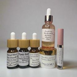 Crownofsilkco Hair Growth Oil And Serum Bundle 