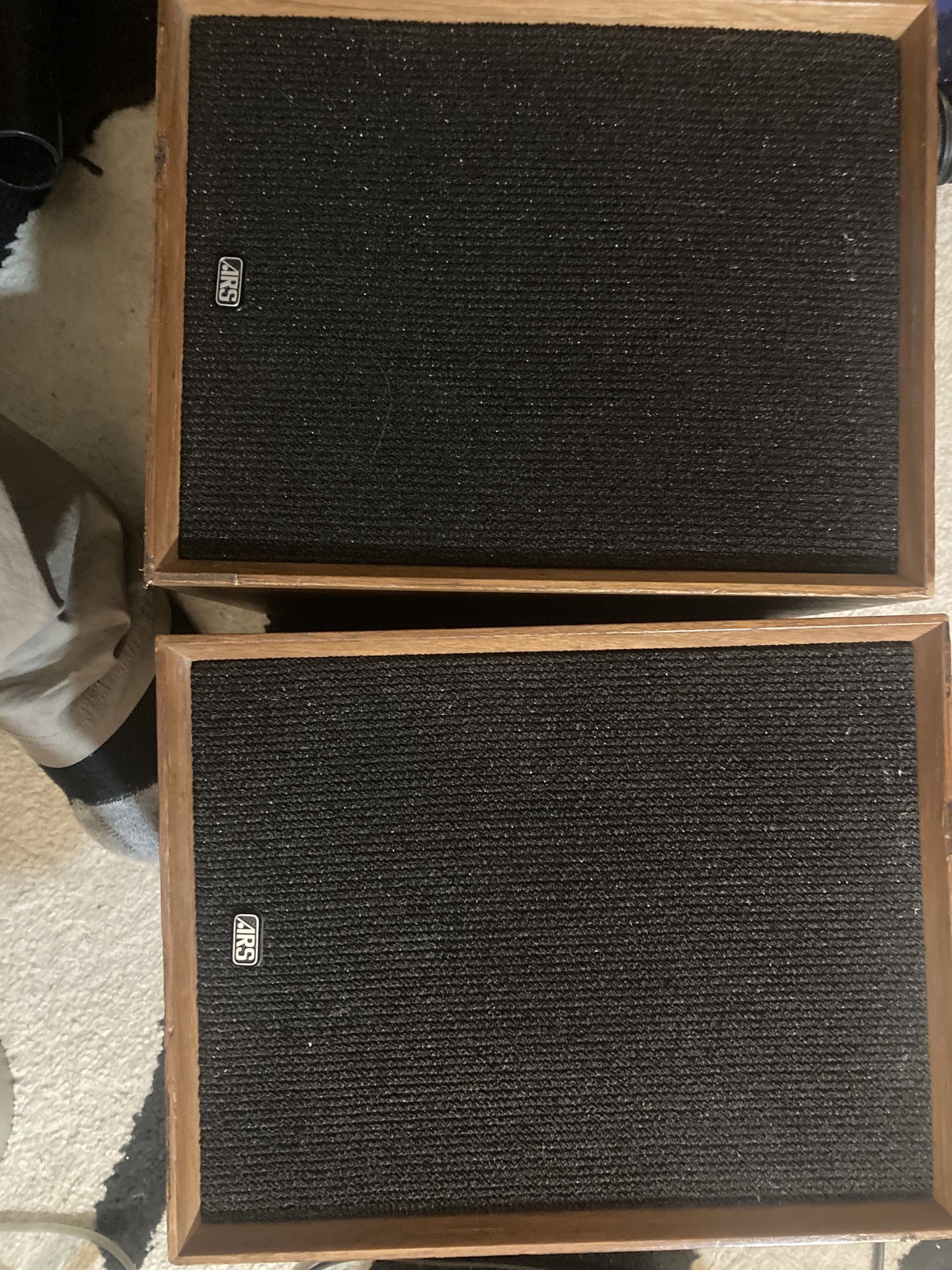 Vintage Ars Speakers No Model Number