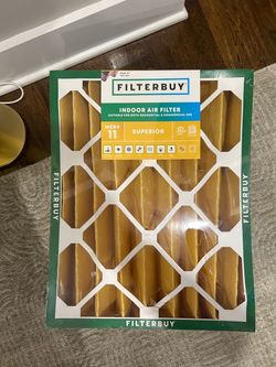 2 Filterbuy 16x20x4 MERV 11 Air Filters – New Sealed