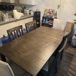 Black Dining Table Set