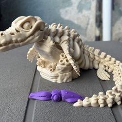 Flexi Factory Skeleton Mosasaurus Articulated 3D Printed Dinosaur