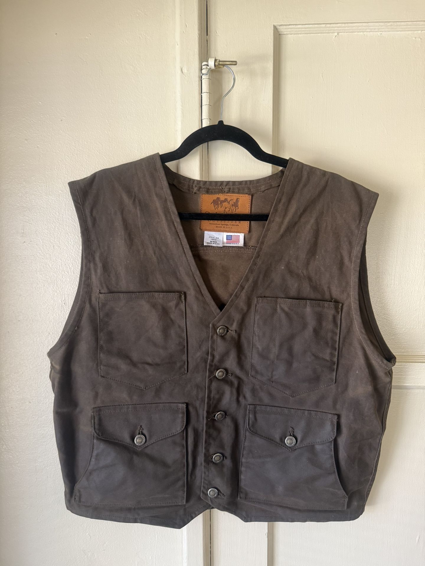 Schaefer RangeWax Mesquite Vest (brown)