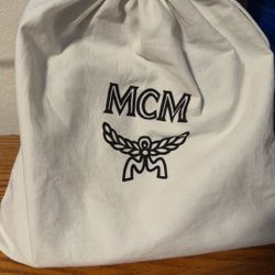 MCM Grained Calfskin Visetos Medium Sarah Hobo Bag