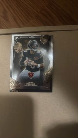 Caleb Williams Chicago Bears Topps Chrome Card