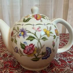 La Seine Fine China Japan Floral Teapot