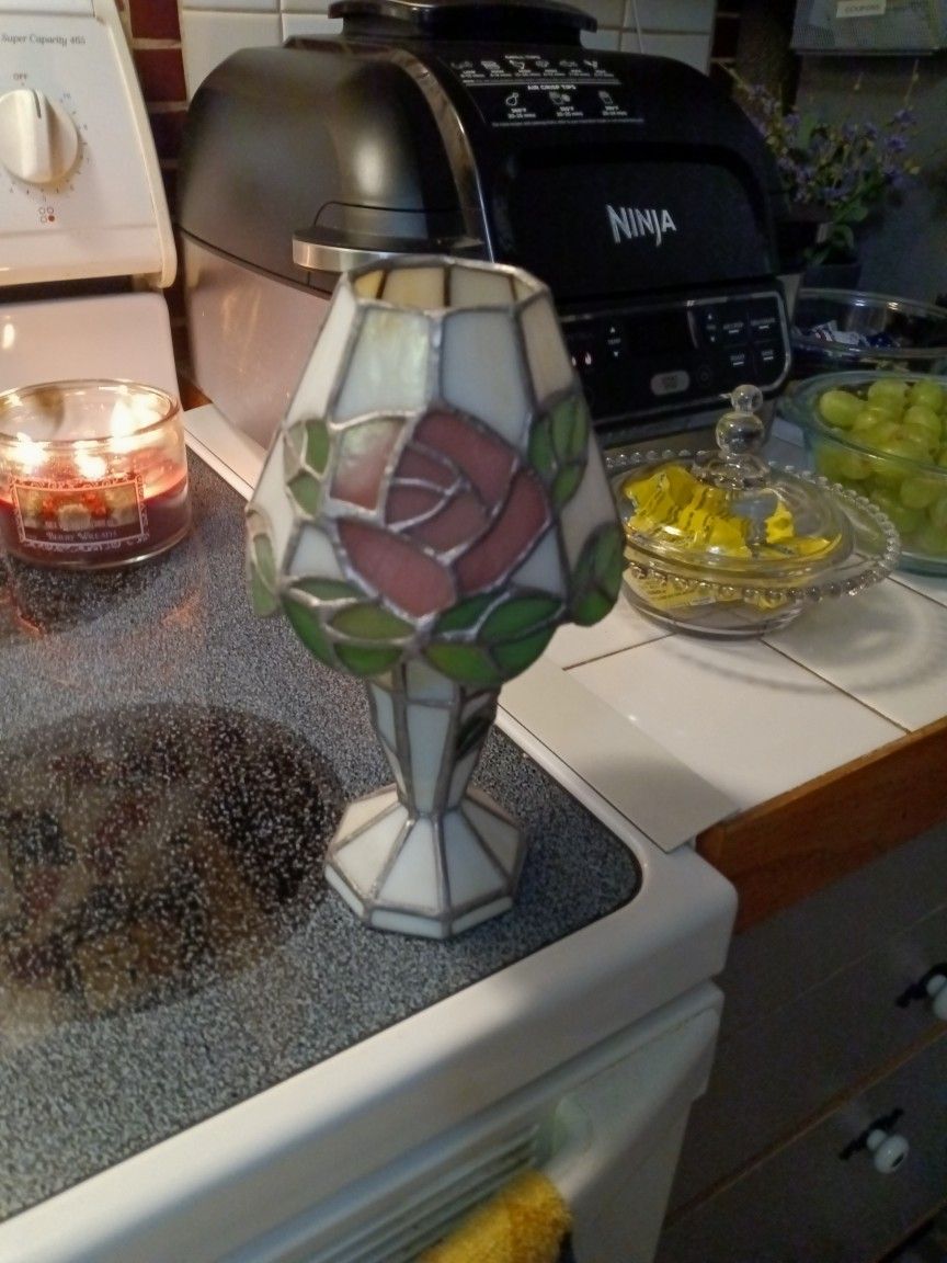Tea Light Candle Holder Imitation Tiffany
