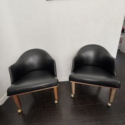 Vintage Chet Beardsley Barrel Chairs (Set of 2)