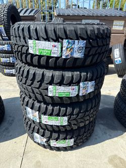 Lt265/70/16 Crosswind MUD TERRAIN 4 New tires installed and balanced 50,000 miles warranty
