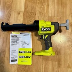 ryobi 18v 10oz caulk and adhesive gun (tool only)