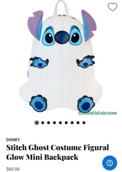 Loungefly Stitch glow In The Dark Backpack