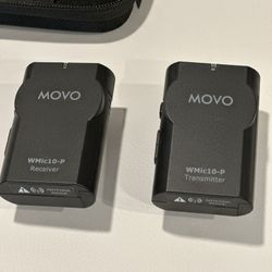 Movo WMIC10 2.4GHz Wireless Lavalier Microphone System for DSLR Cameras, iPhone, iPad, Android Smartphones, Camcorders (50-Foot Transmission Range) 